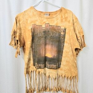 Y2k Neil Young 2007 Concert Tee Lg Western Boho
